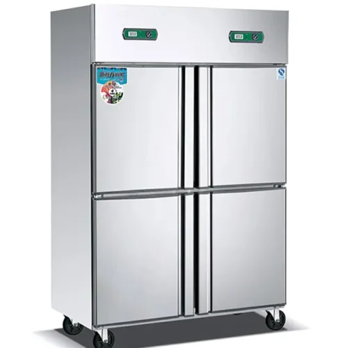 2 Door Upright Kitchen Freezer Refrigerator