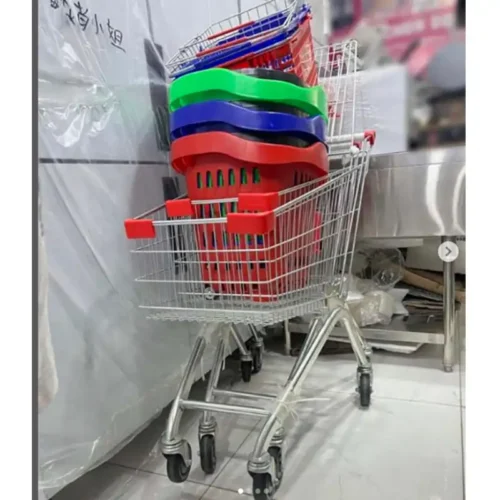 Supermarket shopping trolley